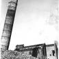 Image 3 showing brick rubble & stack still collapsing